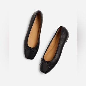 Madewell The Anelise Ballet Flat in True Black